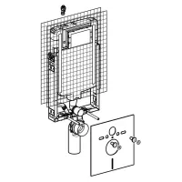 COMBIFIX modulo per WC sospeso 109 cm con cassetta di risciacquo da incasso Sigma 8 cm 110.790.00.1