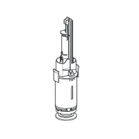 Geberit campana cassetta esterna. Per cassette esterne a due tasti 240.428.00.1