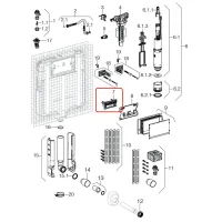 Supporto UP720 per cassette Geberit Unica+ 242.417.00.1