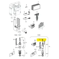 Kit staffe per tutte le campane Geberit 241.167.00.1