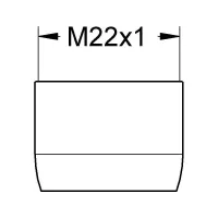 Mosseur per lavello - M 22 x 1 - portata 25.2 l/min a 3 bar - colore cromo 13967000