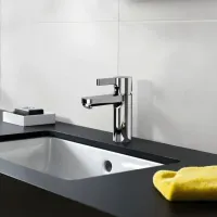 Hansgrohe METRIS S miscelatore monocomando lavabo 100, con scarico e saltarello, finitura cromo 31060000