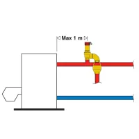 Valvola di sicurezza certificata e tarata a banco INAIL (Ex ISPESL). Dotata di fail safe (sicurezza positiva). Completa di verbale di taratura. Misura 3/4" x 1" STD 6bar 527560