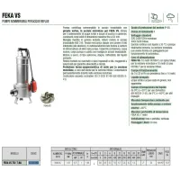 Dab Pumps FEKA VS 750 T-NA Pompa sommergibile trifase in acciaio inox per sollevamento acque reflue 103040060