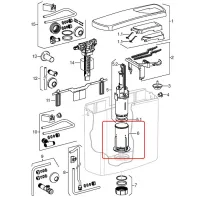 Bacinella per cassette esterne Geberit AP140 240.429.00.1