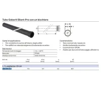 Geberit Silent-Pro tubo a 1 bicchiere ø110 mm L. 250 mm 393.501.14.1