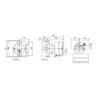 Grundfos MAGNA3 25-60 circolatore elettronico singolo, adatto a aria condizionata, riscaldamento e ricircolo di acqua calda 97924245