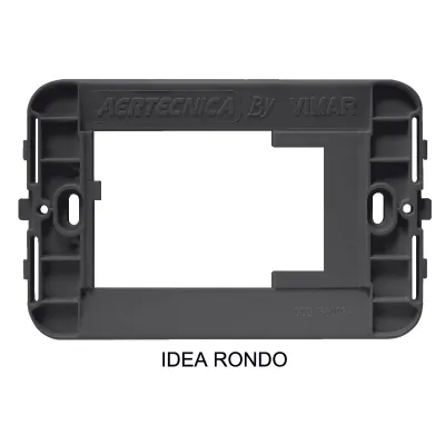 Supporto adattatore per placca Vimar IDEA RONDO, grigio chiaro NA674