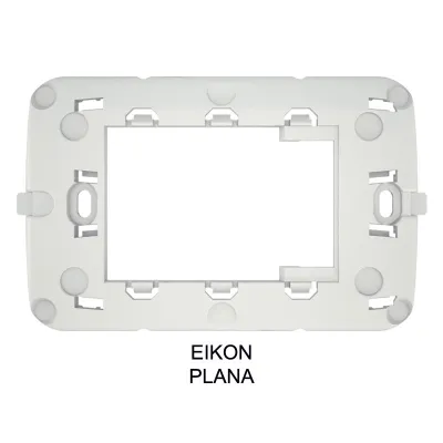 Supporto adattatore per placca Vimar PLANA, EIKON, bianco NA693