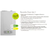 Baxi NUVOLA Duo-tec+ 24 GA Caldaia a condensazione murale per riscaldamento e produzione istantanea di ACS con accumulo 7219554