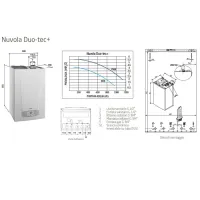 Baxi NUVOLA Duo-tec+ 24 GA Caldaia a condensazione murale per riscaldamento e produzione istantanea di ACS con accumulo 7219554