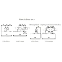 Baxi NUVOLA Duo-tec+ 24 GA Caldaia a condensazione murale per riscaldamento e produzione istantanea di ACS con accumulo 7219554