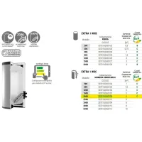 Bollitore EXTRA 1 WXC da 2000 litri per produzione ed accumulo di acqua calda sanitaria (ACS) 3072162360138