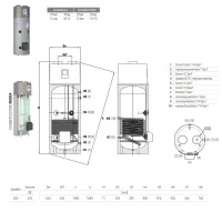 Bollitore BOLLYTERM HPI FLEx da 200 litri Scaldacqua a pompa di calore e scambiatore integrativo universale 3181162330102