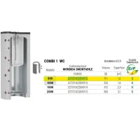 COMBI 1 WC bollitore verticale da 800 litri per acqua di riscaldamento con accumulo ACS in Polywarm 3270162284012