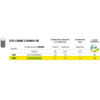 ECO COMBI 2 DOMUS bollitore verticale da 300 litri per acqua di riscaldamento con scambiatore corrugato in acciaio Inox 316L per ACS e 1 scambiatore fisso 3270162282502