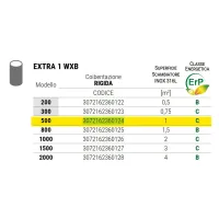 ExTRA 1 WxB HE VT bollitore verticale Polywarm da 500 litri con 1 scambiatore estraibile in acciaio Inox 316L 3072162360124