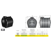 Prolunga per serbatoio da interro h.300 mm 5006170710010