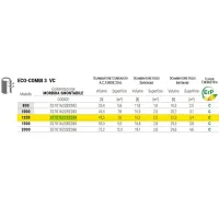 ECO COMBI 3 VC 1250 serbatoio termoaccumulatore da 1250 litri per acqua di riscaldamento con scambiatore corrugato in acciaio Inox 316L per ACS e 2 scambiatori fissi 3270162282284