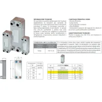 SLB30 Scambiatore di calore a piastre saldobrasate - 20 Piastre Inox 5250410010102