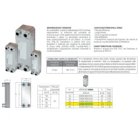 SLB30 Scambiatore di calore a piastre saldobrasate - 40 Piastre Inox 5250410010104