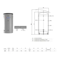 Volano termico PDC 100 per pompa di calore 3001162311001