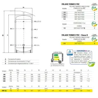 Volano termico PDC 500 per pompa di calore da 500 litri, classe B 3001162311014