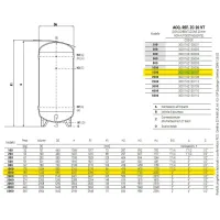 ZC20 VT serbatoio verticale ø950 acqua refrigerata da 1500 litri 3001162130107