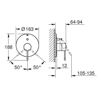 Grohe Essence - Miscelatore monocomando per vasca da bagno, Warm Sunset spazzolato 19285DL1